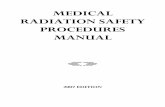 RADIATION SAFETY PROCEDURES - Alabama …adph.org/radiation/assets/manual.pdfRADIATION SAFETY PROCEDURES MANUAL FOR NUCLEAR MEDICINE FOR (Name of Institution) Compiled by: Office of