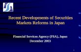 Recent Developments of Securities Markets Reforms in … I. Structural Problems of “Financial Reporting Supply Chain” (2) 2. Global Issues, Initiatives and Discussions (1) Objective