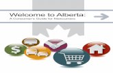 Welcome to Alberta · Welcome to Alberta. ... a piece of paper with the name and the sales price of the item you wanted. ... , and you have to file income tax and
