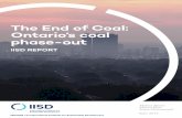 The End of Coal: Ontario’s coal phase-out · IISD.ORG | The End of Coal: Ontario’s coal phase-out iii Acknowledgments This report has been produced by IISD’s Energy Team under