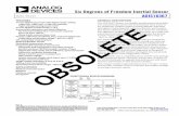 Six Degrees of Freedom Inertial Sensor Data Sheet ADIS16367 · Six Degrees of Freedom Inertial Sensor Data Sheet ADIS16367 Rev. B Information furnished by Analog Devices is believed