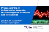 Process mining in Collaborative Networks: Discovering … · Process mining in Collaborative Networks: Discovering Real Processes and Interactions prof.dr.ir. Wil van der Aalst