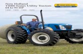 New Holland T4000 Series Utility Tractors 64 to 95 HP AG... · New Holland T4000 Series Utility Tractors 64 to 95 HP ... a study in simplicity, ... a bank of warning and indicator