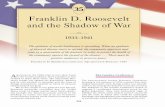 Franklin D. Roosevelt and the Shadow of War - Yolalospolloshermanos.yolasite.com/resources/ch35.pdf · Franklin D. Roosevelt and the Shadow of War 1933–1941 The epidemic of world