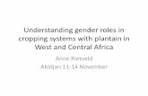 Understanding gender roles in cropping systems with ... · Understanding gender roles in cropping systems with plantain in ... labor and extension service . ... crops that shade the