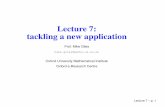 Lecture 7: tackling a new application - University of Oxfordpeople.maths.ox.ac.uk/gilesm/cuda/lecs/lec7.pdf · Lecture 7: tackling a new application ... check CUDA SDK examples check
