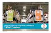 New Agency Orientation - Akron-Canton Regional Foodbank TEFAP Training...This letter is to certify that my household meets the current income guidelines for food ] v } ] vP } Z ...
