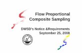 Flow Proportional Composite Sampling - Detroit Flow Prop Sampling.pdf · Equalization tank permits accumulation of wastewater to balance waste load. Wastewater Consumption compared