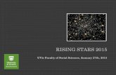 RISING STARS 2015 - University of Victoria Stars 2015... · RISING STARS 2015 UVic Faculty of ... (Political Science) Receiving a scholarship is a wonderful and encouraging ... Hector