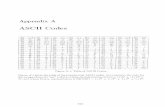 ASCII Codes - Springer978-0-387-31005-3/1.pdf · ASCII Codes -- - Figure A.l: Table of ASCII Codes. 00 nu1 08 bs 10 dle ... 04 eot Oc np 14 dc4 05 enq Od cr 15 nak 06 ack Oe so