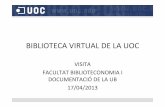 BIBLIOTECA VIRTUAL DE LA UOC - openaccess.uoc.eduopenaccess.uoc.edu/webapps/o2/bitstream/10609/21121/1/Zuñiga... · ... Gros, B. Evolución y retos de la educación virtual: construyendo