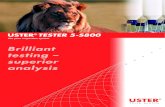 USTER TESTER 5-S800 - FORWEB · USTER® TESTER 5-S800 Hairiness with the OH Sensor Only USTER® HAIRINESS as a standard describes the hairiness of the yarn with high reproducibility,