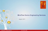 MindTree Device Engineering Services - IoT Global Network · MindTree Device Engineering Services . ... •WCDMA/HSPA Rel. 6 - 850/1900/2100 MHz •GSM/GPRS/EDGE - ... iPerf, wireshark