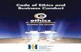 Code of Ethics and Business Conduct · HII’s “Code of Ethics and Business Conduct” documents the core values, ... 1.2 Our Values ...