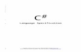 C# Language Specification - Physics & Astronomylbcao/cs556_files/CSharp_36.doc · Web viewstring s = b.Caption; // get b.Caption += "DEF"; // get & set; causes repaint Events An event