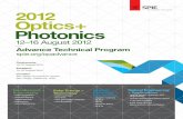 2012 - the international society for optics and photonicsspie.org/Documents/ConferencesExhibitions/OP12-advance-L.pdf · Attend SPIE Optics + Photonics, the largest international,