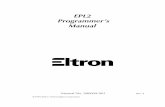 EPL2 Programmer’s Manual - jarltech.com · Manual No. 980009-001 Rev. E ©1999 Zebra Technologies Corporation EPL2 Programmer’s Manual