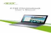 cb C720 (Benetton) UM 20131009 EN - B&H Photo Video ... Table of contents Getting started 6 Turn on your Chromebook ..... 6 Select your language settings..... 6