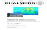 Environmental impact of pile drivingpublications.lib.chalmers.se/records/fulltext/143845.pdf · Environmental impact of pile driving ... The piling for the foundation of Partihallsbron