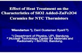Effect of Heat Treatment on the ...file.upi.edu/Direktori/FPMIPA/JUR._PEND._FISIKA/195708071982112... · Effect of Heat Treatment on the CharacteristicsCharacteristics of SiO2 Added