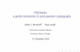 PQCHacks: a gentle introduction to post-quantum cryptographytanja-20151227-16x9.pdf · a gentle introduction to post-quantum cryptography ... IMark Ketchen, IBM Research, 2012, ...