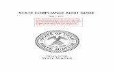 STATE COMPLIANCE AUDIT GUIDE - - Office of the … COMPLIANCE AUDIT GUIDE May 1, 2017 OFFICE OF THE STATE AUDITOR NOTE: Revisions to Chapter 3 of this manual are pending and should