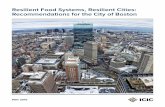 Resilient Food Systems, Resilient Cities: …icic.org/wp-content/uploads/2016/04/ICIC_Food_Systems_final...2 Resilient Food Systems, Resilient Cities: Recommendations for the City