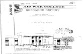 AIR WAR COLLEGE )RESEARCH REPORT · AIR WAR COLLEGE RESEARCH REPORT ABSTRACT TITLE: ... power comes an entirely new battlefield dimension which, if ... The impact that psychotronic