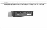 SA100 & SA100-R Digital Readout Display Manual - June 2004 - 023... · SA100 & SA100-R Digital Readout Display ... DRO that the reader head has reached its datum position. ... For