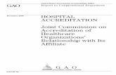 GAO-07-79 Hospital Accreditation: Joint … GAO Found United States Government Accountability Office Why GAO Did This Study HighlightsAccountability Integrity Reliability December