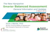 The New Hampshire Smarter Balanced Assessment …nheon.org/oet/readiness/General SBAC presentation 4March2014.pdfThe New Hampshire Smarter Balanced Assessment ... item writing training
