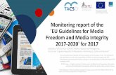 Monitoring report of the 'EU Guidelines for Media Freedom ... · Every day of the week At least once a week At least once a month Less ... 42 26 32 45 Base: Total target population