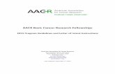 AACR Basic Cancer Research Fellowships Assets/2015 Basic PG LOI.pdf · AACR Basic Cancer Research Fellowships ... designated for non-personnel ... Letters of Intent have also be called