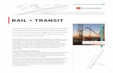 RAIL + TRANSIT - weareharris.com · We help keep rail and transit projects’ schedules and budgets on track with award-winning project management, ... Way Association (AREMA) requirements.