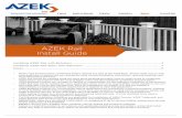 AZEK Rail install guide baluster section · AZEK Rail Install Guide TRIM MOULDING DECK PORCH RAIL PAVERS ... • AZEK Railing is tested as a whole system and should be used that way.