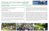 Newsletter No.39 Summer 2014 - Lord Howe Island Tours · On our North Bay day, the skies looked threatening, ... poisoning the Formosa lily on the dune. ... Government House.