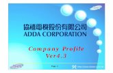 Company Profile Ver4 - addausa.com§ ADDA brand High quality , High performance and competitive price