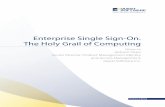 Enterprise Single Sign-On. The Holy Grail of Computing - …€¦ · Enterprise Single Sign-On. The Holy Grail of Computing - Technical Brief. 4 . Introduction . The number of identities.