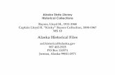 Alaska Historical Files - Alaska State Librarylibrary.alaska.gov/.../docs/ms010/ms10_alaska_historical_files_I.pdf · Alaska State Library Historical Collections Bayers, Lloyd H.,