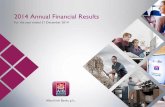 For the year ended 31 December 2014 - AIB Personal … · For the year ended 31 December 2014. ... Based on the number of ordinary shares currently in issue and the closing share