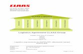 Logistics Agreement CLAAS Group - claas-supplier.net · Logistics Agreement CLAAS Group Supplier (incl. form of company) Adress ... Regarding spare parts: SUPPLIER delivers products/parts
