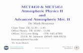 MET4450 & MET5451 Atmospheric Physics II and …coaps.fsu.edu/pub/bourassa/Ali/rad_tran/Introduction.pdf · MET4450 & MET5451 Atmospheric Physics II and Advanced Atmospheric Met.