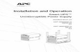 Installation and Operation - APC by Schneider Electric 14000/18000 VA 200 Vac XLJ, 15000/20000 VA 208/240 Vac XLT Stack/Rack-Mount 12U 5 Installation Stack Configuration Rack-Mount