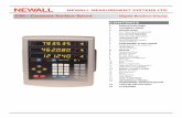 C80 - Constant Surface Speed Digital Readout Display · C80 CSS Digital Readout Display CONNECTIONS Newall Measurement Systems Ltd 3 NOTES DO NOT CONNECT THIS UNIT DIRECTLY TO THE
