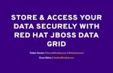 STORE & ACCESS YOUR DATA SECURELY WITH … & ACCESS YOUR DATA SECURELY WITH RED HAT JBOSS DATA GRID Tristan Tarrant / / Divya Mehra / ttarrant@redhat.com @tristantarrant dmehra@redhat.com