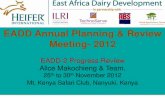 EADD Annual Planning & Review Meeting- 2012 2_ARPM_2012_Presentation...EADD Annual Planning & Review Meeting- 2012 ... marketing as a minor strategy ... Velocity dairy PLc Private