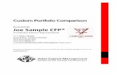 Custom Comparison Prepared for Joe Sample 1/2008 - 1/2018 · Custom Comparison Prepared for Joe Sample 1/2008 - 1/2018 Growth of $100,000 Custom Portfolio (Rebalanced Biannually)