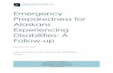 Emergency Preparedness for Alaskans …dhss.alaska.gov/dph/wcfh/Documents/disability/EPResearchReport...Follow-up December 31, ... have a written plan for what to do in a natural disaster