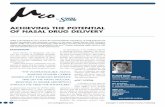 ACHIEVING THE POTENTIAL OF NASAL DRUG DELIVERY Nasal... · 00710_GF_ONdrugDelivery Pulmonary April 2012.indd 5710_GF_ONdrugDelivery Pulmonary April 2012.indd 5 004/05/2012 ... Illum