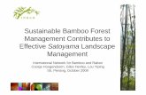 Sustainable Bamboo Forest Management Contributes …satoyama-initiative.org/.../09/05_INBERHoogendoorn.pdf · Coosje Hoogendoorn, Giles Henley, Lou ... October 2009 Sustainable Bamboo